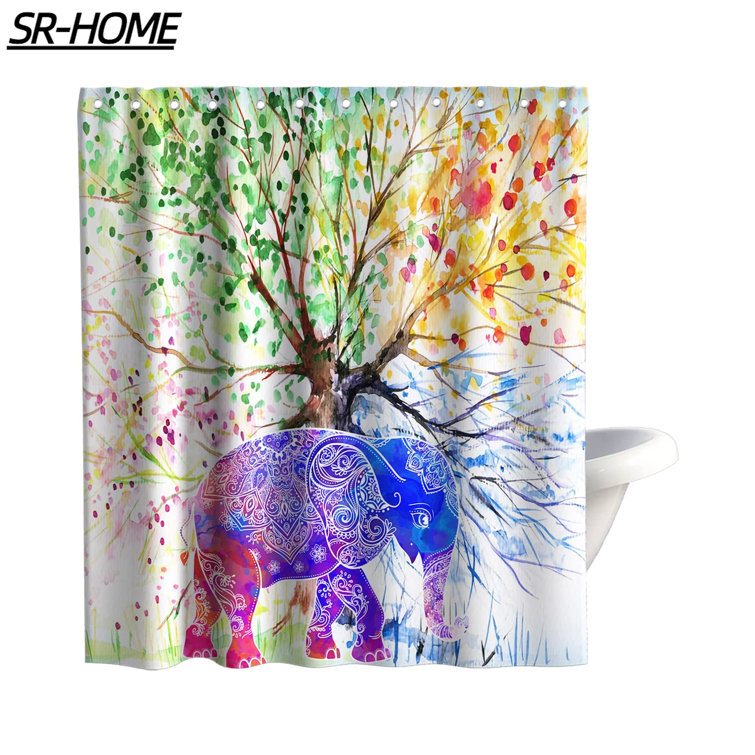 SRHOME 13 Piece Shower Curtain Set + Hooks Wayfair Canada